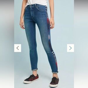 Levi's 721 High-Rise Embroidered Skinny Jeans